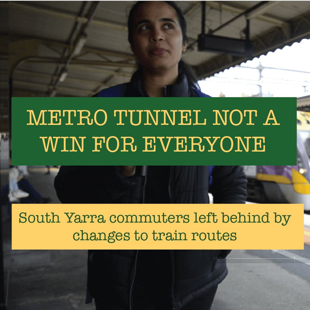 Talking to Train Commuters in South&nbsp;Yarra